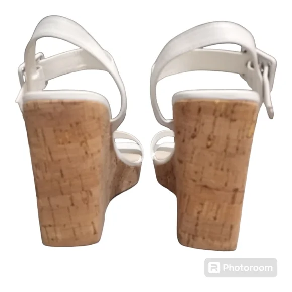Marc Fischer Lukey Cork Wedge Sandal Size 8M NWOT - Picture 9 of 11